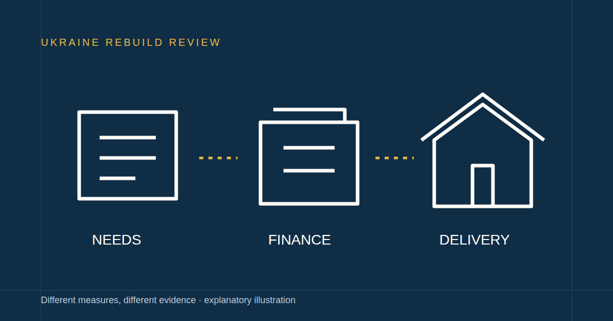 Explanatory illustration of reconstruction finance and delivery records